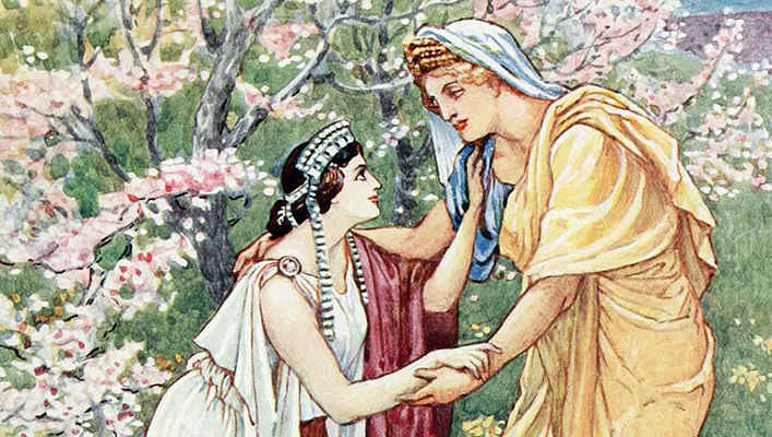 Деметра ликовала, ведь её дочь была рядом с ней