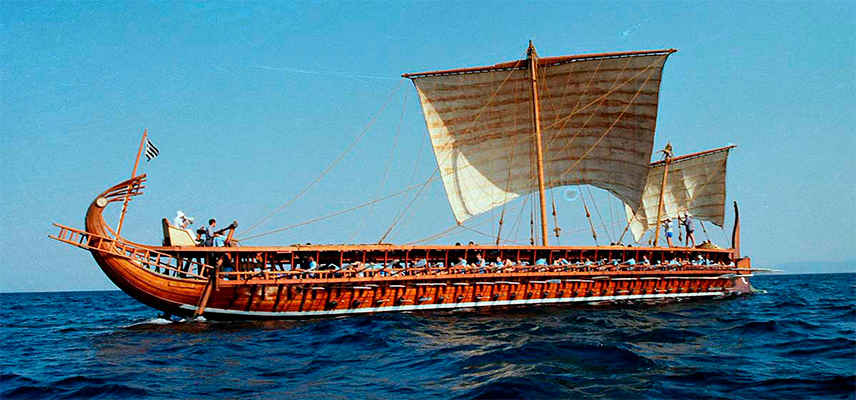 Реконструкция триремы