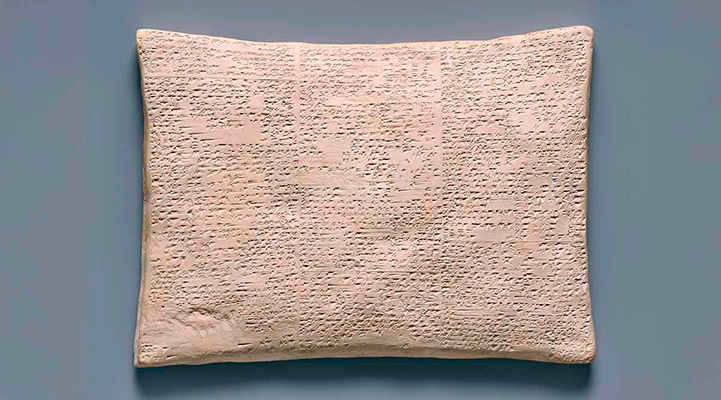 Реконструкция вавилонской таблички времен потопа